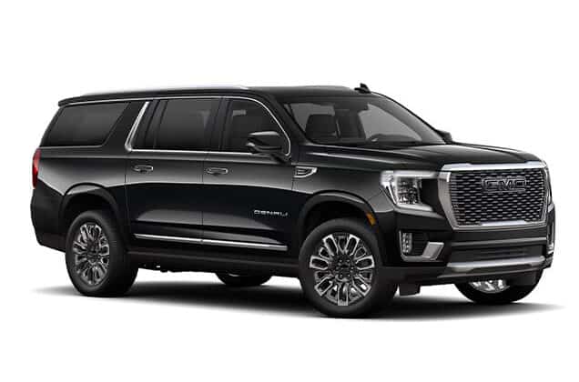 GMC Yukon XL Denali luxury SUV for 5-passenger executive transportation