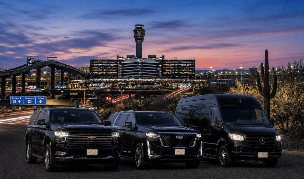 executive airport transportation phoenix sky harbor luxury suv and sprinter service