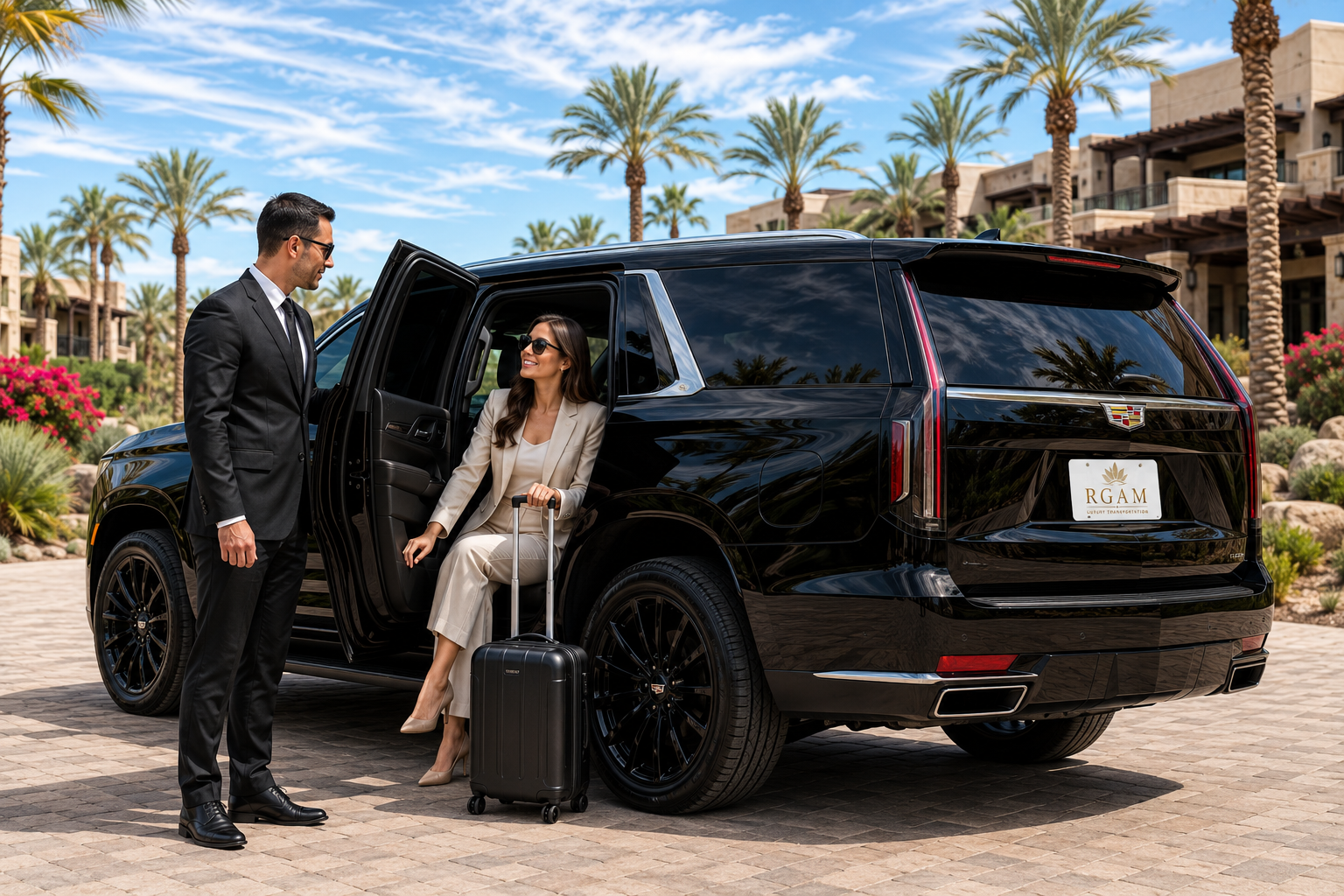 Executive SUV chauffeur service in Scottsdale providing luxury transportation for business travelers and VIP guests
