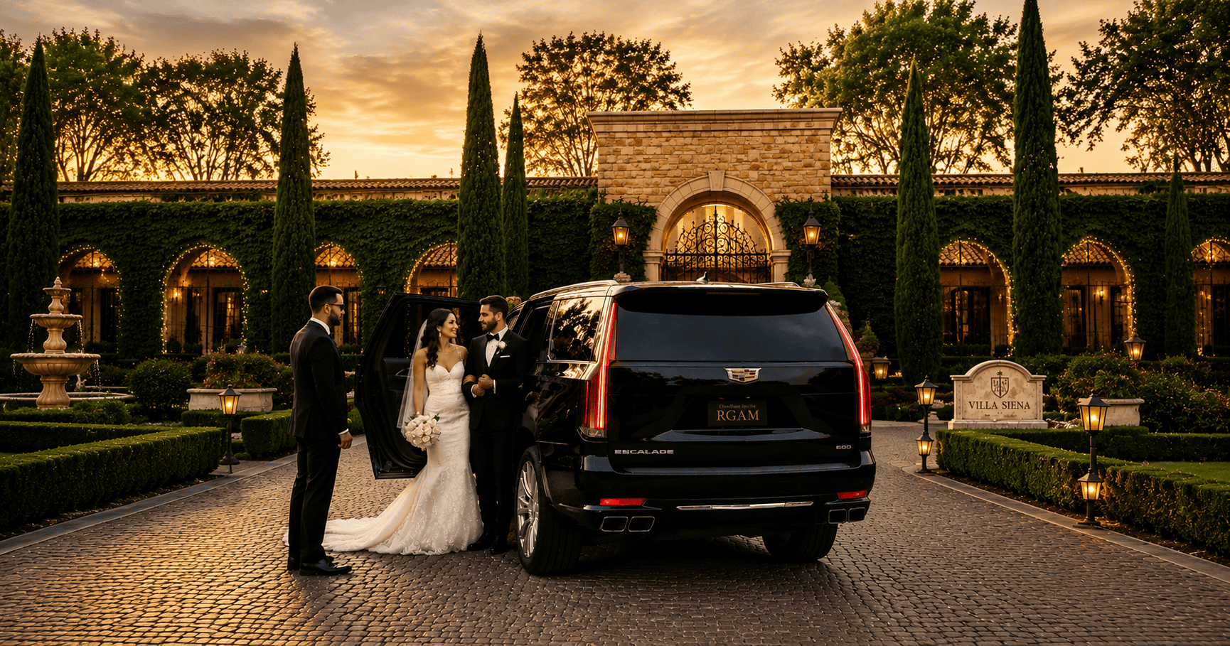 Luxury Wedding Transportation in Scottsdale & Phoenix: How to Arrive in Style on Your Special Day