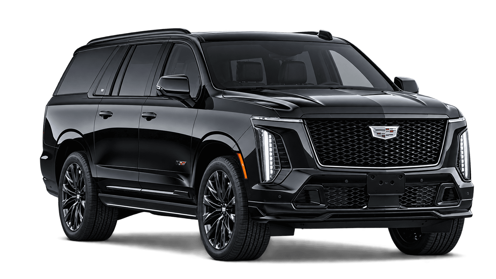 Black Cadillac Escalade ESV luxury SUV for RGAM Transportation