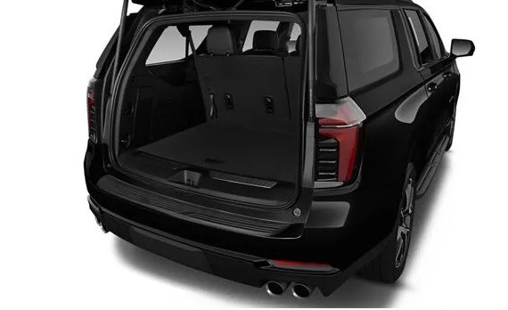Chevrolet Suburban cargo space with spacious rear luggage area