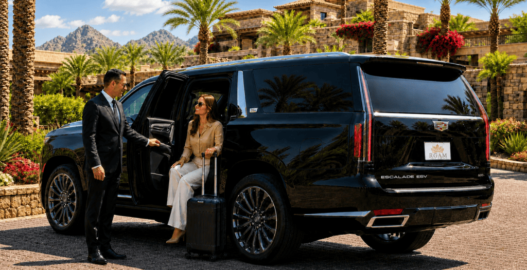 Private transportation from Phoenix Sky Harbor Airport to Scottsdale
