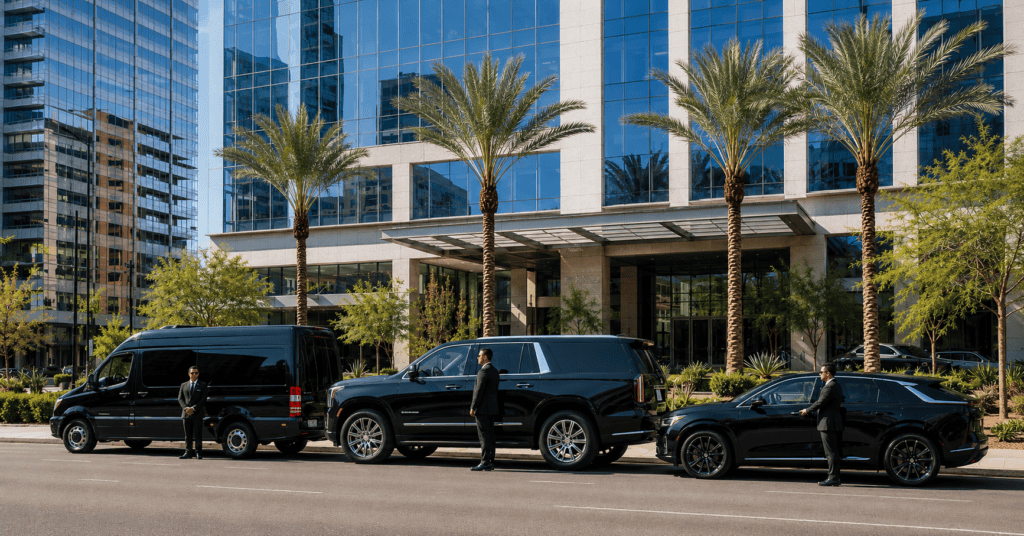 RGAM private transportation fleet serving Phoenix and Scottsdale